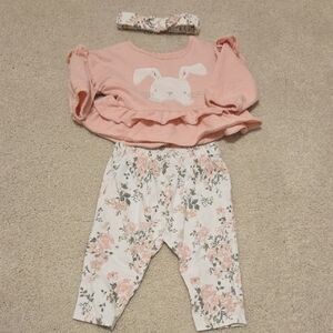 George Baby Floral Bunny Outfit